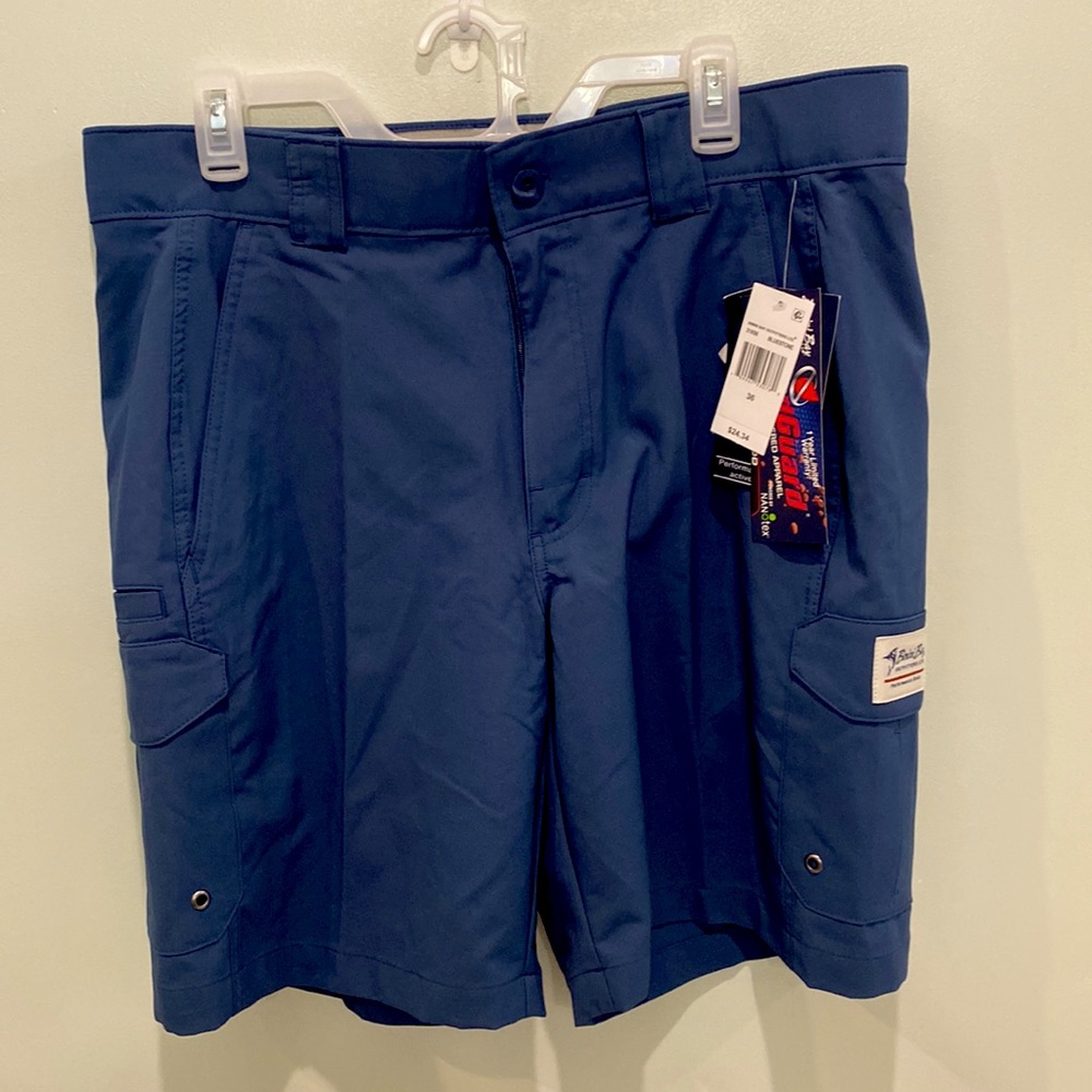 Bimini Bay Bluestone Fishing Shorts Size 36 w/ flex waistband